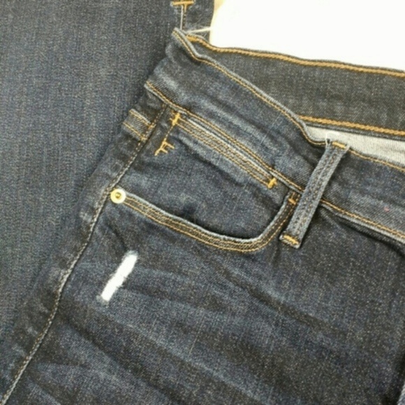 FRAME Denim Le High Straight Distressed Jeans SZ 26 - Picture 8 of 8